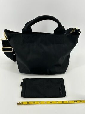Canvelle black purse & wallet